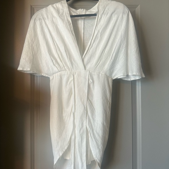 Source Unknown Dresses & Skirts - White Linen Dress